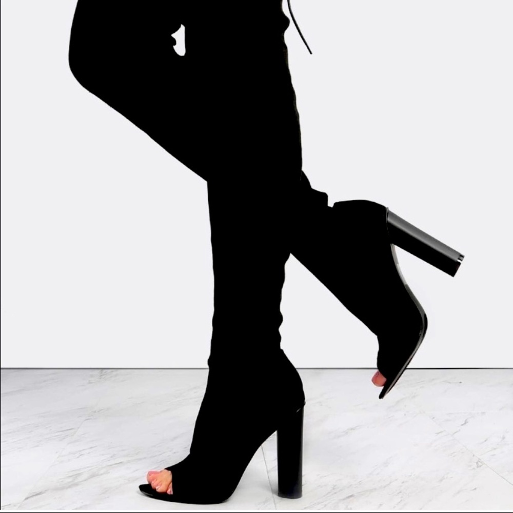 OTK Thigh High Open-tie Boot